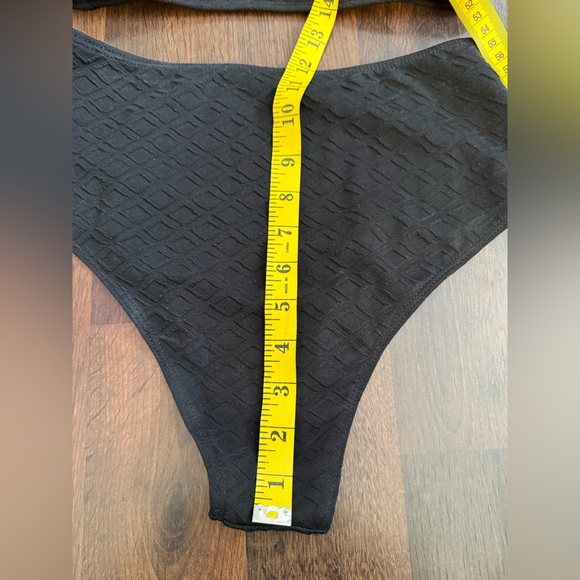 Black Textured Bikini - Picture 3 of 6